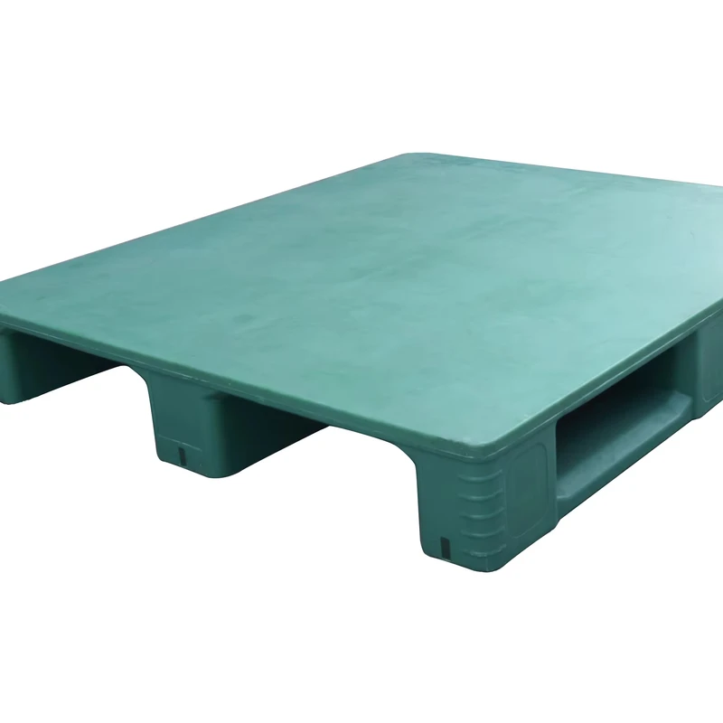 100-Virgin-HDPE-Single-Faced-Heavy-Duty-Eco-friendly-Reinforced-Solid-Plain-Euro-Pallet-4-Way-Entry-Rack-Storage-Transportation