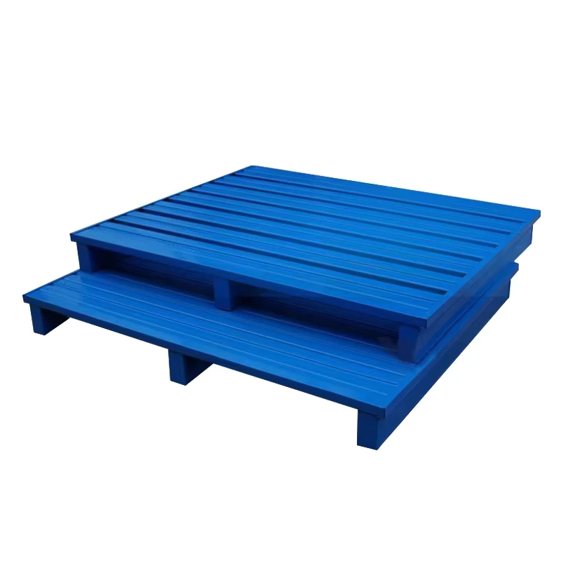 1000-1000mm-Industrial-Transportation-Steel-Pallet-Durable-Heavy-Duty-Single-Faced-for-Warehouse-Storage-Logistic
