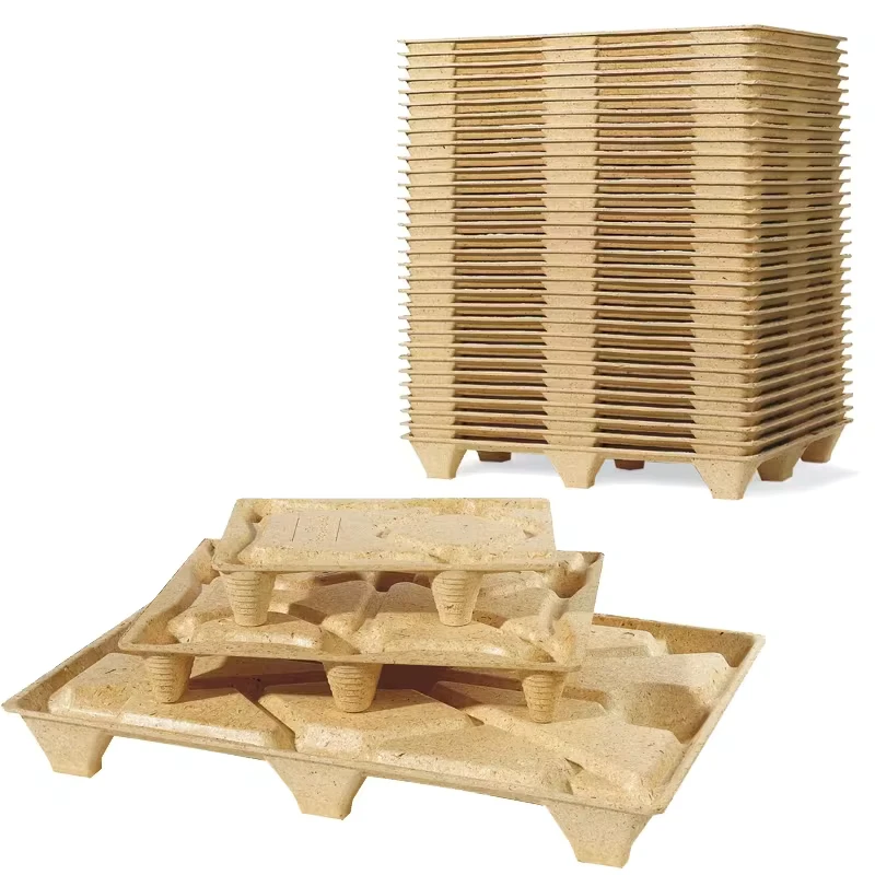 1000x900x130mm-Molded-Wood-Fiber-Pallet-Fumigation-Free-Compressed-Wood-Pallet-for-Warehouse