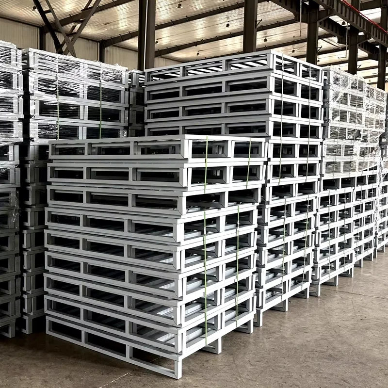 1200-1200-125mm-Single-Faced-Steel-Pallet-for-Storage-Corrosion-Protection-Other-Warehouse-Flat-Steel-Uses