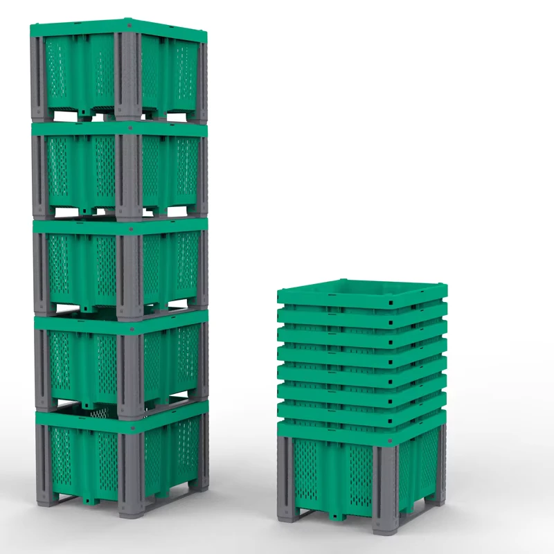 1200X1000X790mm-Stacking-Goods-PP-Solid-Plastic-Bin-Pallet-for-Fruits