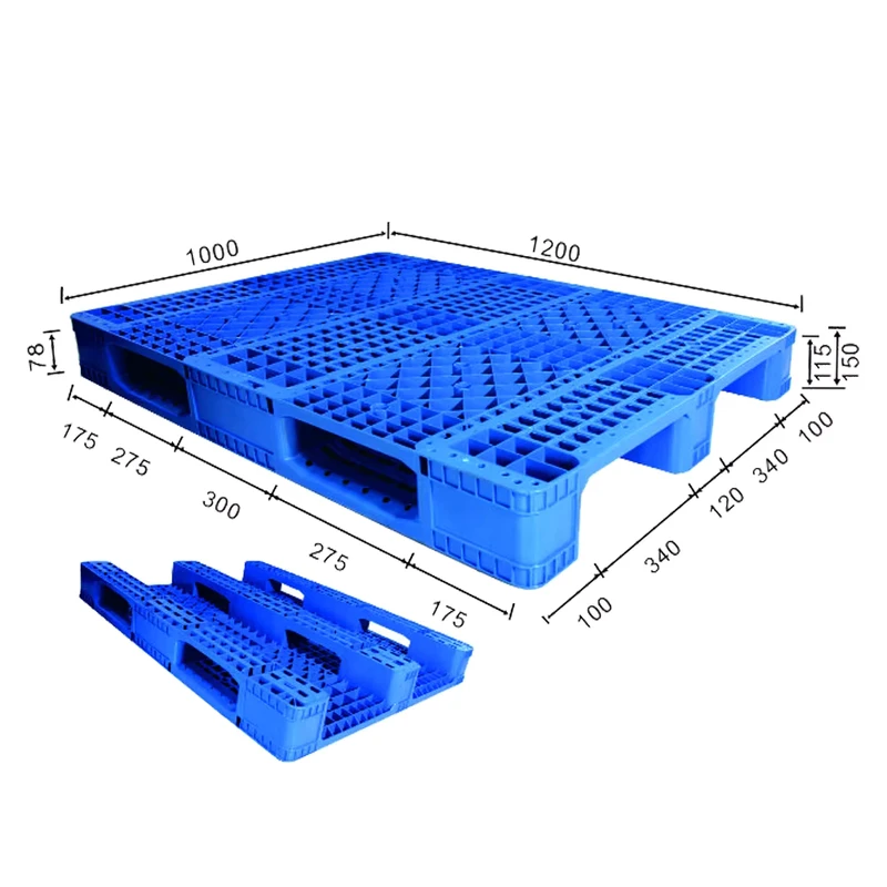 120x100x15cm-Factory-Light-Weight-Nestable-Plastic-Storage-Pallet
