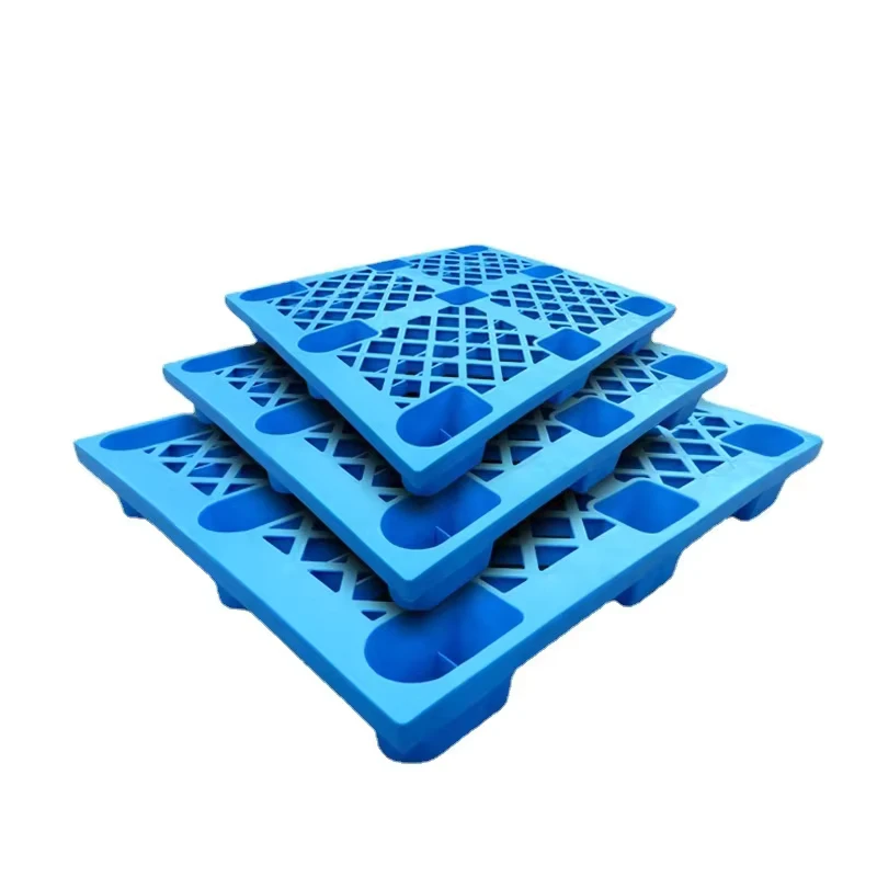 1400-1200-Industrial-Factory-Large-Single-faced-Plastic-Pallets-4-Way-Stackable-Design-Strong-Structure-2T-Static-Load-Long