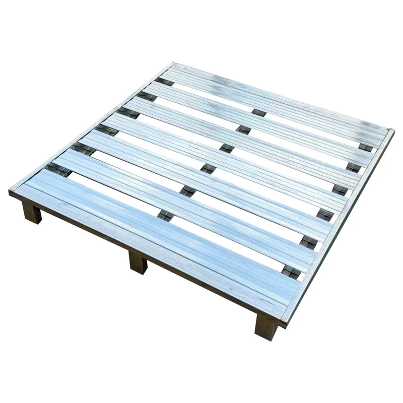 1t-2t-Outdoor-Use-Capacity-Heavy-Duty-Logistics-Warehouse-Stacking-Rack-Galvanised-Stainless-Steel-Metal-Pallet