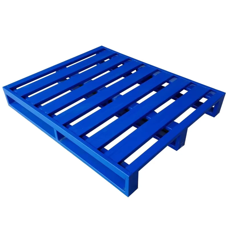 4-Way-Interchangeable-Standard-Steel-Pallet-Cost-Effective-Storage-System-for-Cargo-Equipment