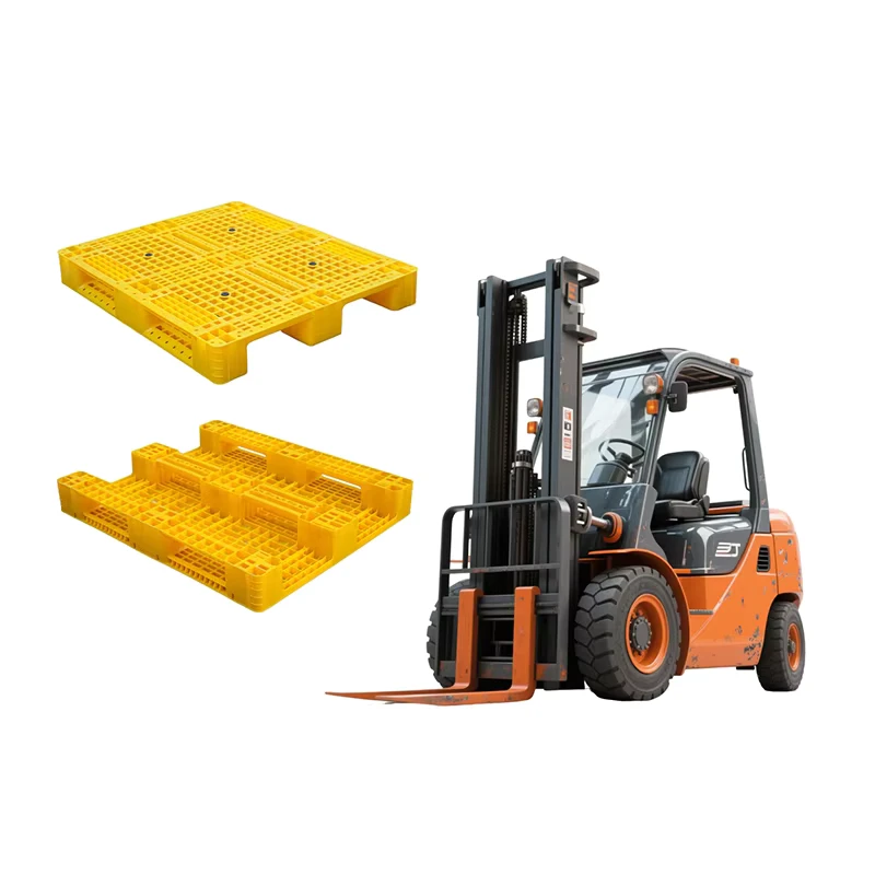 ASRS-System-Warehouse-Euro-Standard-4-Way-Entry-Heavy-Duty-Recyclable-Eco-friendly-Sustainable-Virgin-PP-Plastic-Pallet