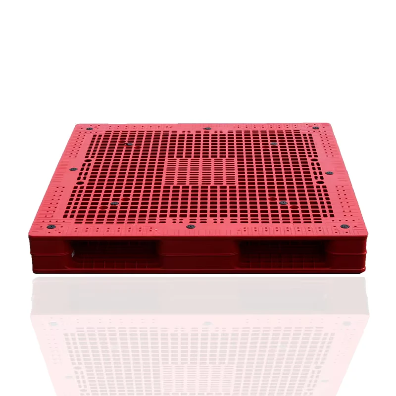 Anti-Slip-Heavy-Duty-Plastic-Pallet-Reinforced-Ribs-HDPE-Pallet-for-Safe-Forklift-Operation-and-Warehouse-Distribution