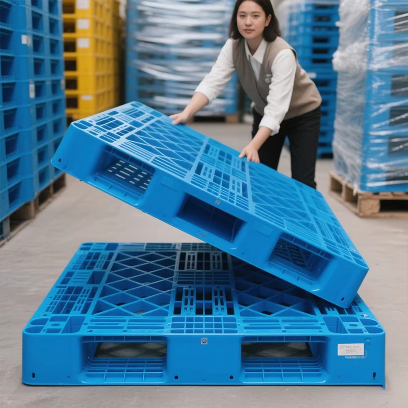 Commodity-Display-Hdpe-Food-Grade-Virgin-Hygienic-Plastic-Pallet