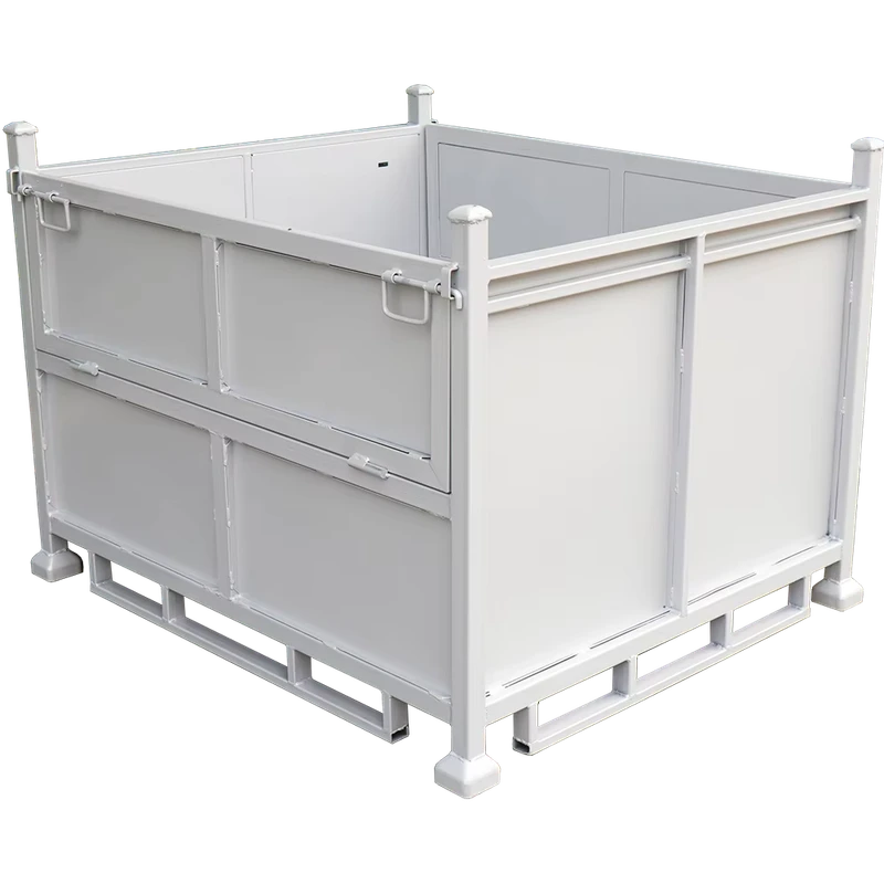 Corrosion-Resistant-Customizable-Stacking-Steel-Metal-Pallet-Box