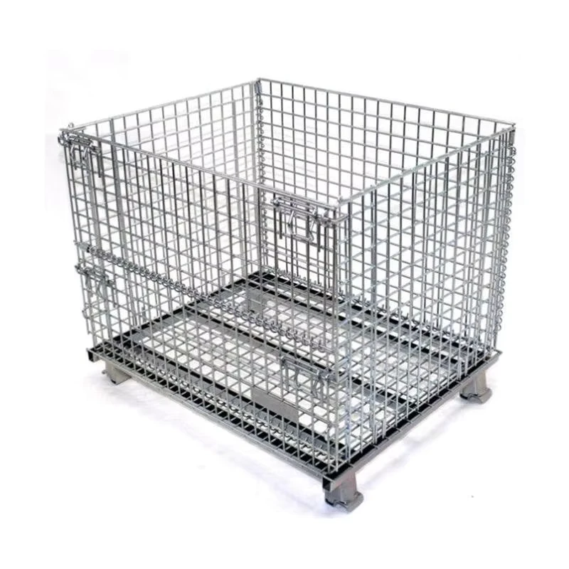 Custom-Built-Options-for-Carbon-Steel-Wire-Mesh-Pallet-Cage-with-Durable-Integrated-Metal-Frame-and-Stable-Quality