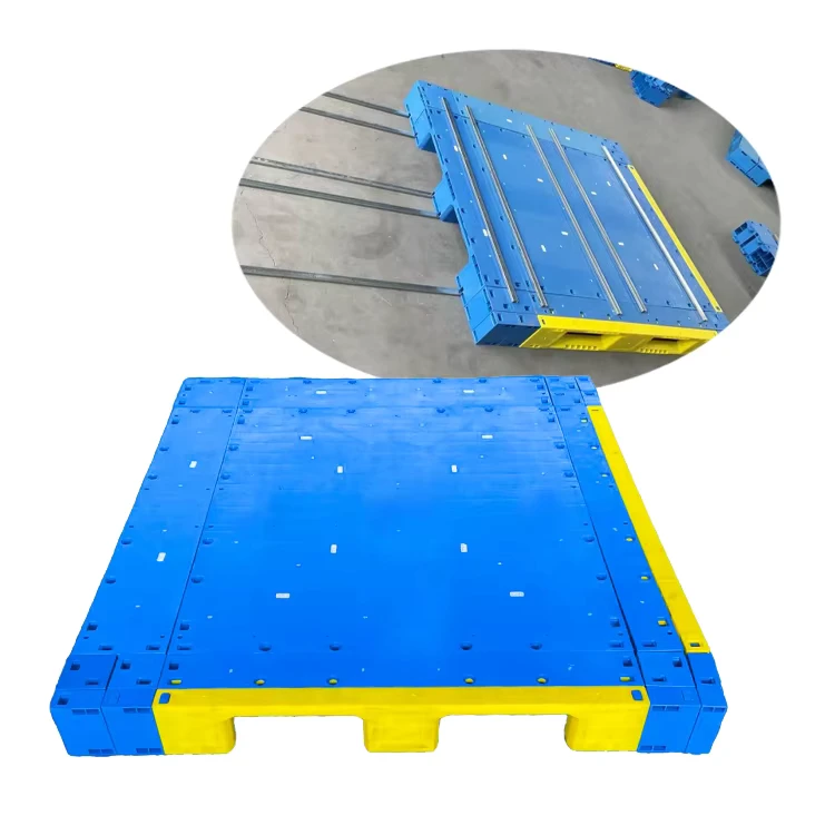 Custom-Design-Heavy-Duty-HDPE-4-Way-Entry-Plastic-Pallets-for-Industrial-Use-in-Warehouse