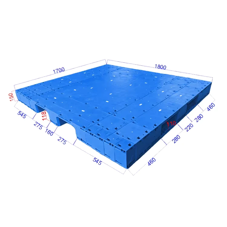 Custom-Heavy-Duty-HDPE-Plastic-Pallet-1700-1800mm-Eco-Friendly-for-Industrial-Cold-Storage-Transportation