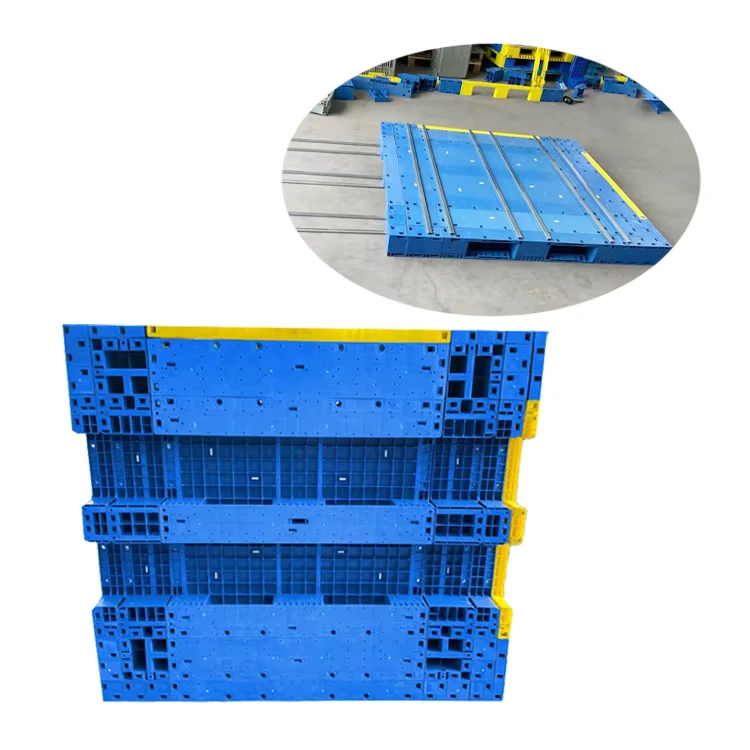 Custom-Heavy-Duty-Plastic-Pallets-1750-1550mm-4-Way-Entry-Cold-Storage-Use-Industrial-Grade