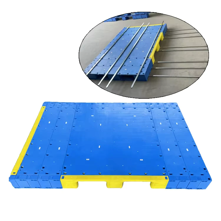 Custom-Industrial-Plastic-Pallet-1250-1850-150mm-Durable-Rackable-Euro-Pallet-with-Steel-Reinforcement