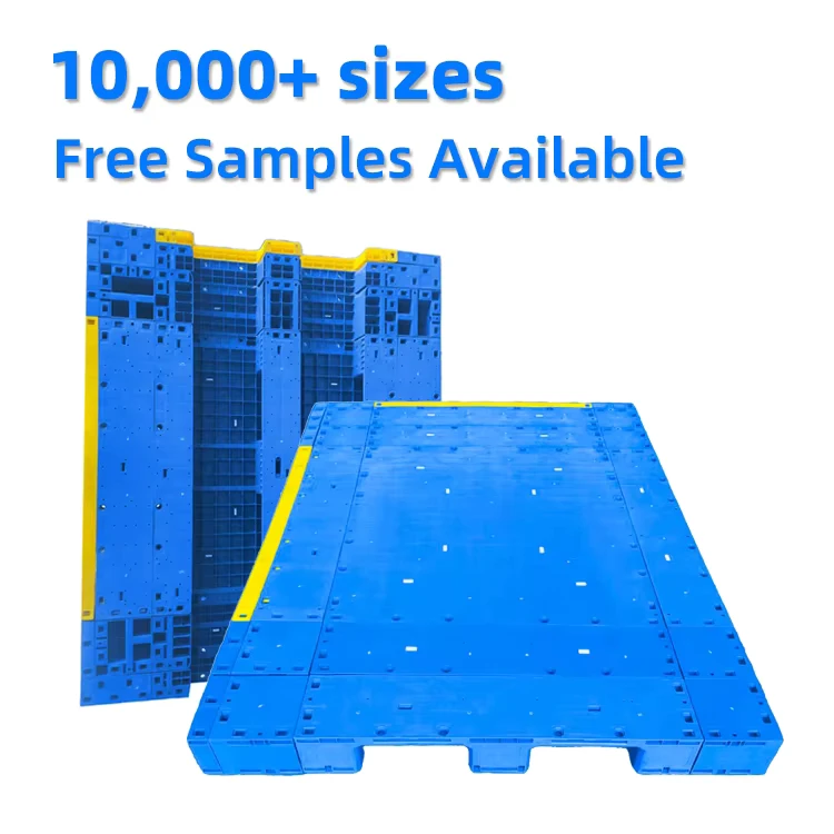 Custom-Plastic-Pallets-Recycled-4-Way-1950x1450mm-Non-standard-Size-for-Warehouse-Cargo-Transportation-Factory