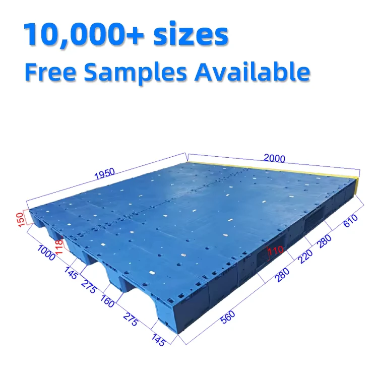 Custom-Size-HDPE-Plastic-Pallet-1950-2000mm-Closed-Deck-3-Runner-Pallet-for-Special-Industrial-Use