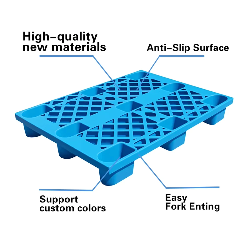 Custom-Thick-Euro-Standard-Plastic-Pallet-1200-1000-140mm-4-Way-High-Grade-for-Big-Warehouse-Storage-Logistics-Made-From-HDPE-PP