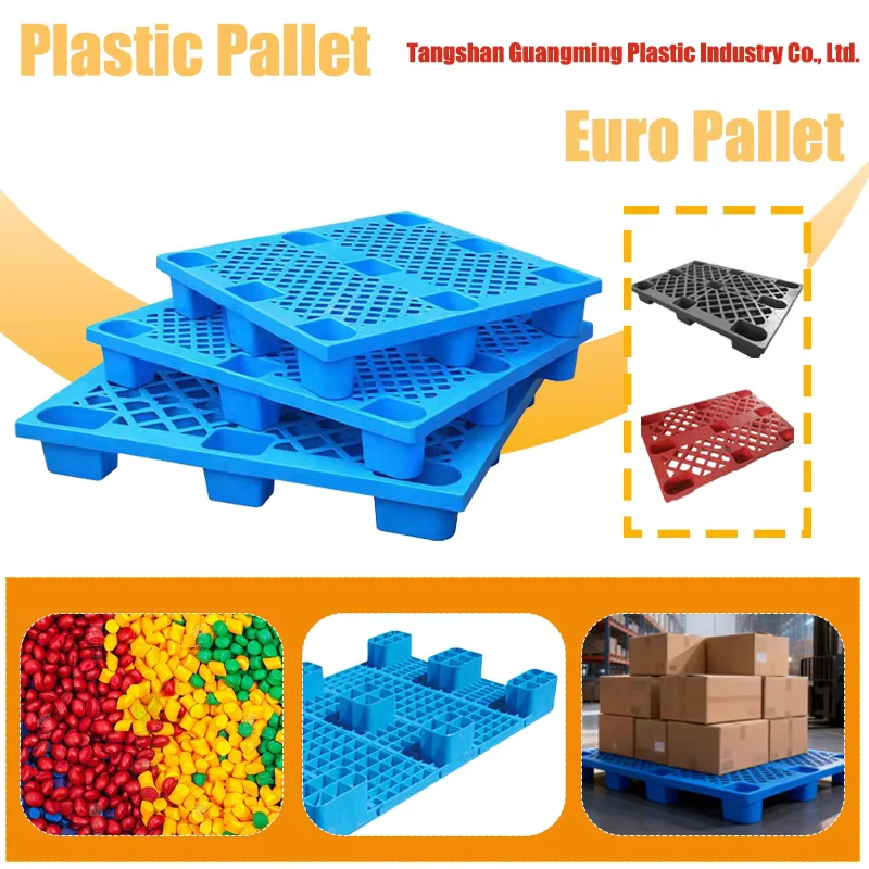 Custom-Thick-Euro-Standard-Plastic-Pallet-1200-1000-150mm-for-Big-Warehouse-Storage-and-Logistics-Made-From-HDPE-and-PP-2
