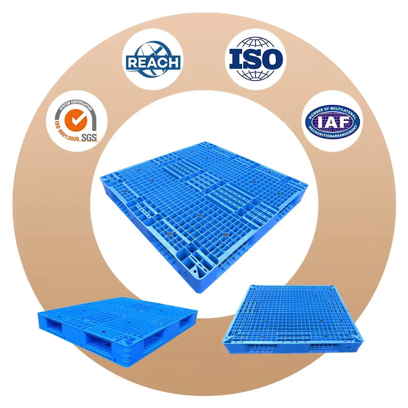 Custom-Thick-Euro-Standard-Plastic-Pallet-1200-1000-150mm-for-Big-Warehouse-Storage-and-Logistics-Made-From-HDPE-and-PP