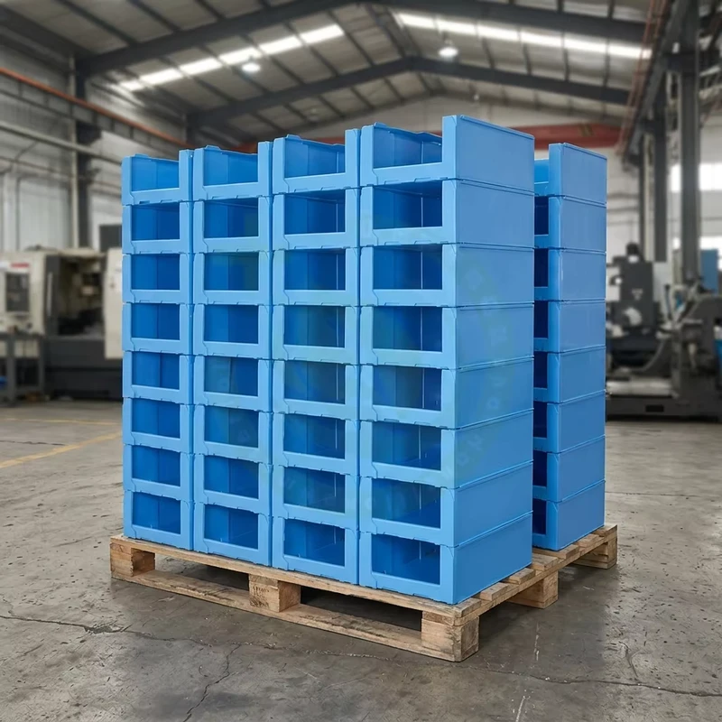 Customizable-Color-Large-Capacity-Warehouse-Picking-Bins-Plastic-Stackable-Organizer-Bins-for-Small-Parts-and-Tool-Storage