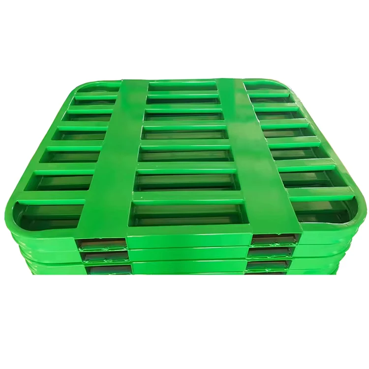 Customized-Double-Face-Steel-Euro-Pallet-Heavy-Load-Duty-Forklift-Entry-for-Industrial-Factory-Use