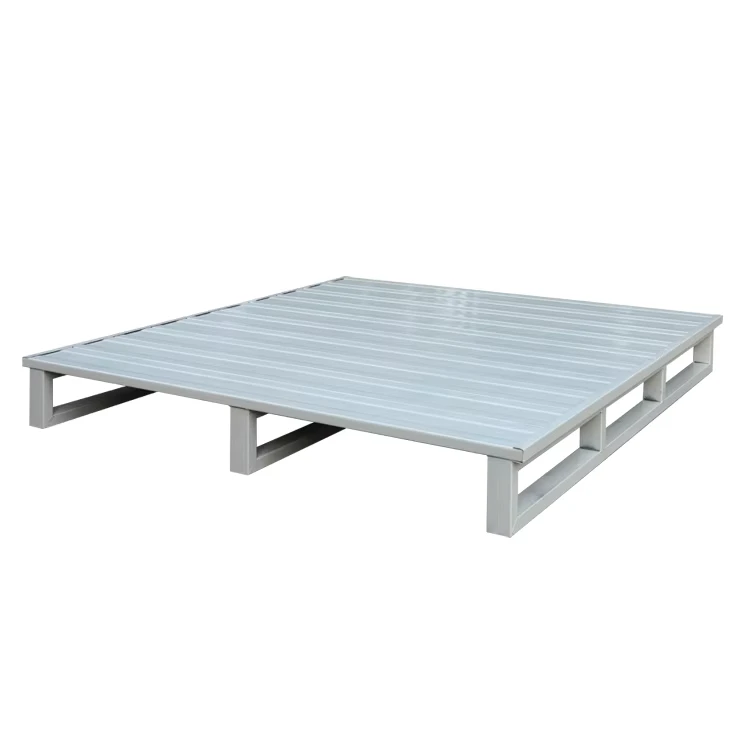 Customized-Heavy-Duty-Single-Faced-Euro-Pallet-4-Way-Industrial-Powder-Coating-Steel-Metal-Pallets-for-Logistics-Warehouse