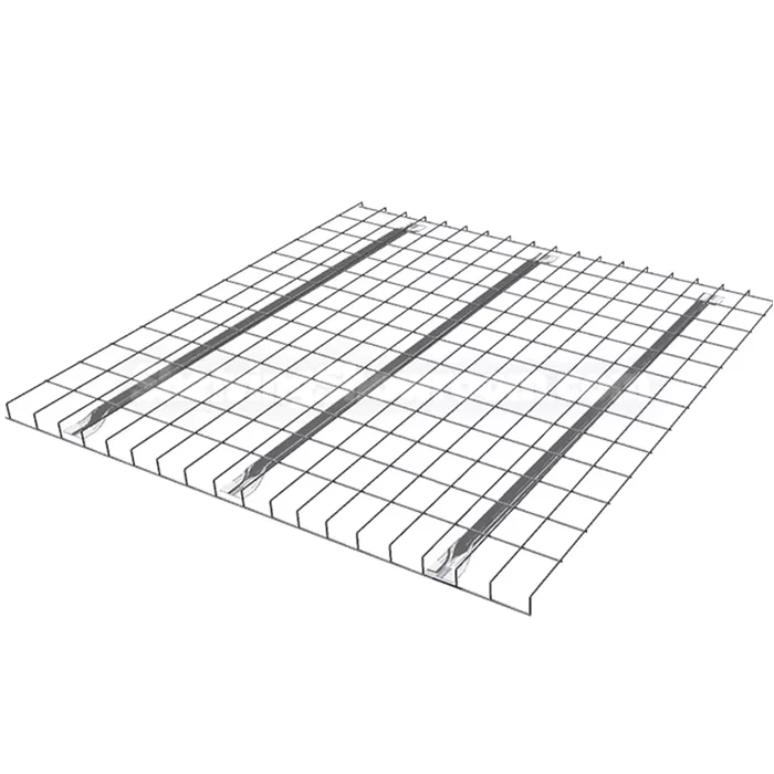 Customized-Large-Size-Galvanized-Steel-Metal-Deck-Pallet-Zinc-Plated-Big-Step-Beam-with-Wire-Mesh-Cargo-Storage-Equipment