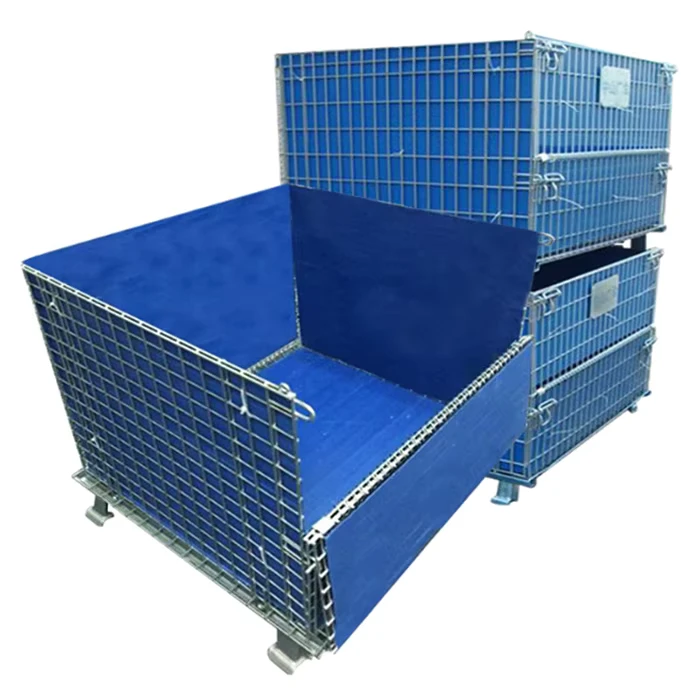 Customized-Steel-Bulk-Euro-Cage-Pallet-Portable-Heavy-Duty-Welded-Industrial-Galvanized-Powder-Coated-4-Layer-Stackable-Storage