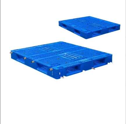 Customized-Various-sizes-Heavy-Duty-1100x1100x150mm-Double-Sided-Industrial-Grid-Plastic-Pallets-4-Way-Entry-Double-Faced