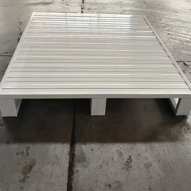 DNS-1001-Q235-Steel-Pallets-Heavy-Duty-Cargo-Storage-Powder-Coated-1000kg-Capacity-Stackable-in-Stock