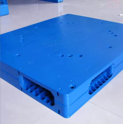 Double-Face-Eco-Friendly-Flat-Top-Plastic-Pallet-Heavy-Duty-4-Way-for-Logistics-Storage-Warehouses-Factory-direct-sales