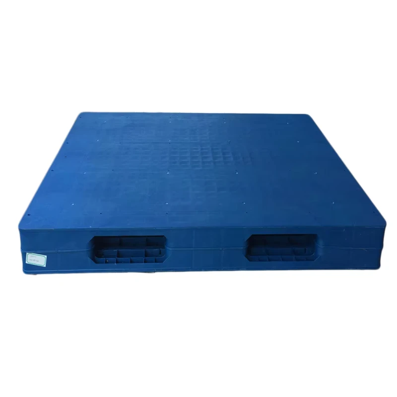 Double-Faced-ISO9001-Certified-Eco-Friendly-4-Way-Plastic-Euro-Pallet-Flat-Surface-Industrial-6-T-Static-Load-2-T-Custom-Color