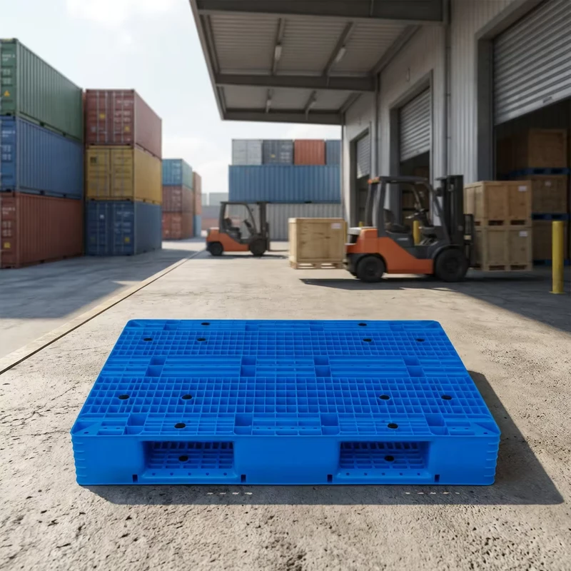 Double-Sided-Heavy-Duty-PP-Plastic-Pallet-1200x1000mm-Reversible-Industrial-4-Way-Entry-for-Warehouse