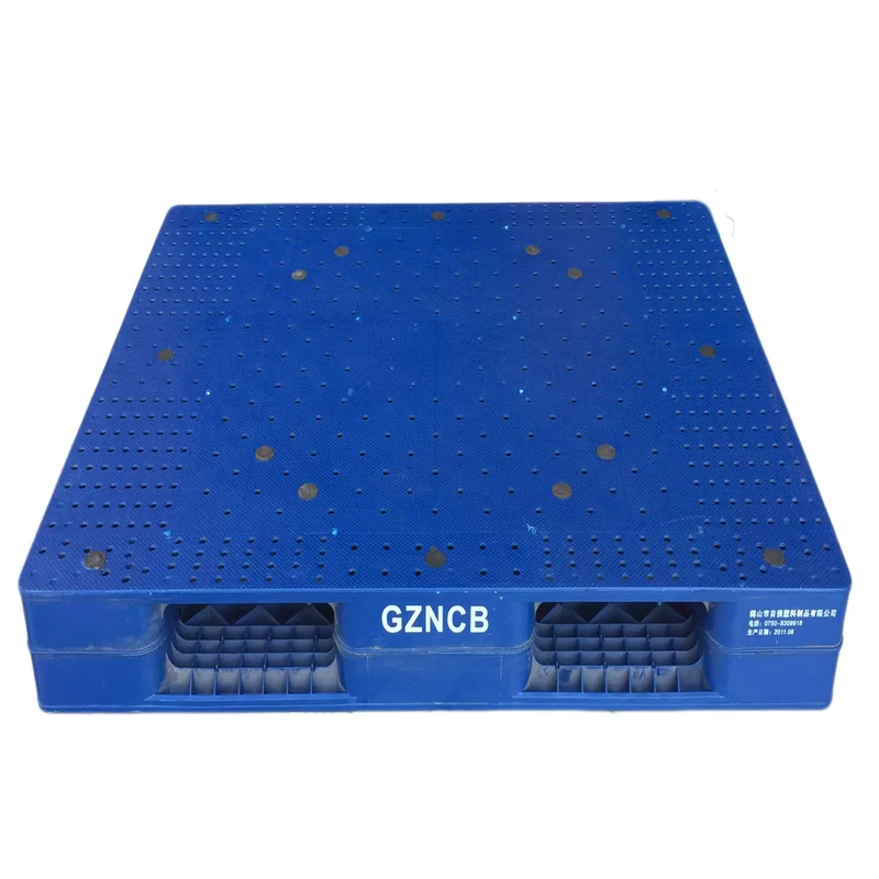 Durable-Double-Faced-Euro-4-Way-Industrial-Plastic-Pallet-Nestable-1200x1000mm-6t-Static-Load-ISO9001-Certified-Customized