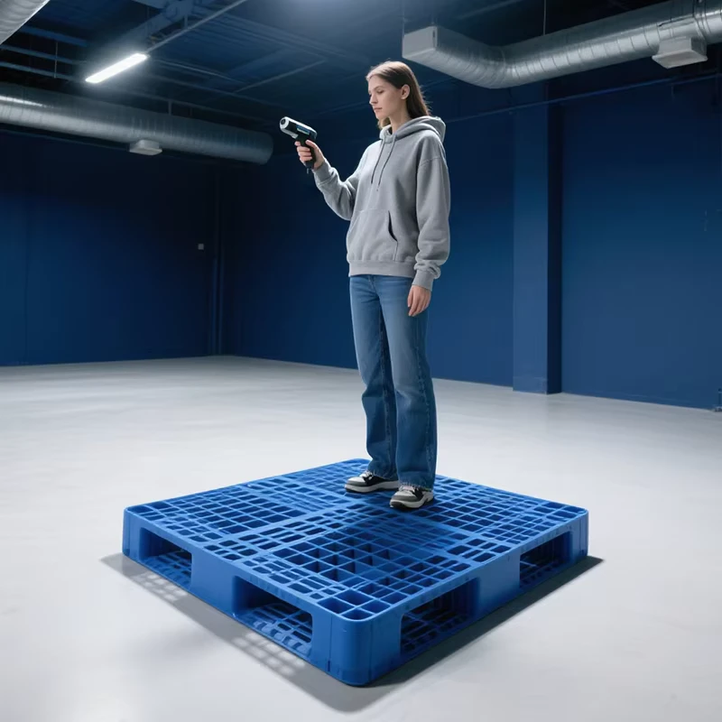 ESD-Anti-Static-Plastic-Pallets-Electronics-Industry-Special-I-Beam-Grid-Design-Custom-Print-Available