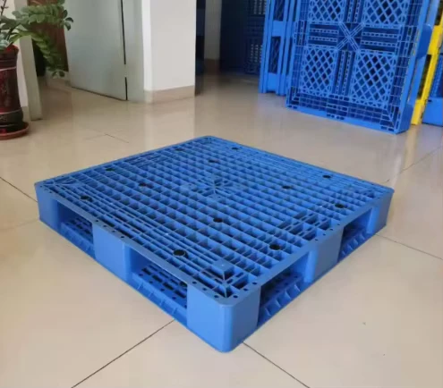 Eco-Friendly-Recycled-Euro-Flat-Plastic-Pallet-Heavy-Duty-Double-sided-Grid-Plastic-Pallet-From-China