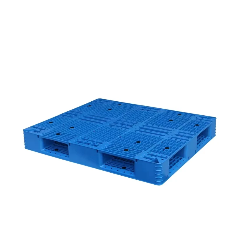 Eco-Friendly-Single-Light-Double-Face-Euro-Pallet-Heavy-Duty-Recycled-Plastic-4-Way-Entry-Economical-for-Warehouses