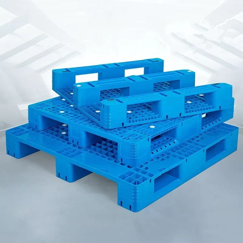 Eco-friendly-Custom-Plastic-Pallet-Recycled-Material-Lightweight-4-Way-Forklift-Entry