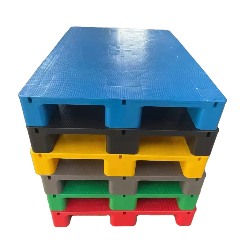 Euro-Standard-Heavy-Duty-4-Way-Entry-Double-Faced-HDPE-Plastic-Pallet-Recycled-Plastic-Pallets-for-Logistics-Warehousing