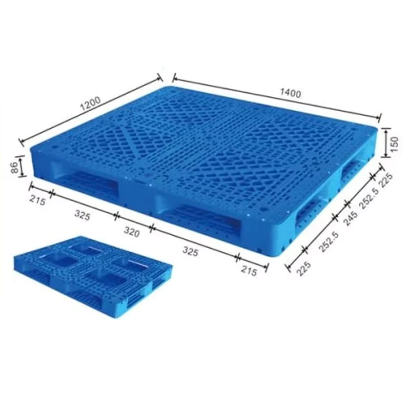 Europe-Industry-Euro-4-Way-Double-Faced-Heavy-Duty-Plastic-Virgin-HDPE-Mesh-Pallet-for-Automobile-Factory
