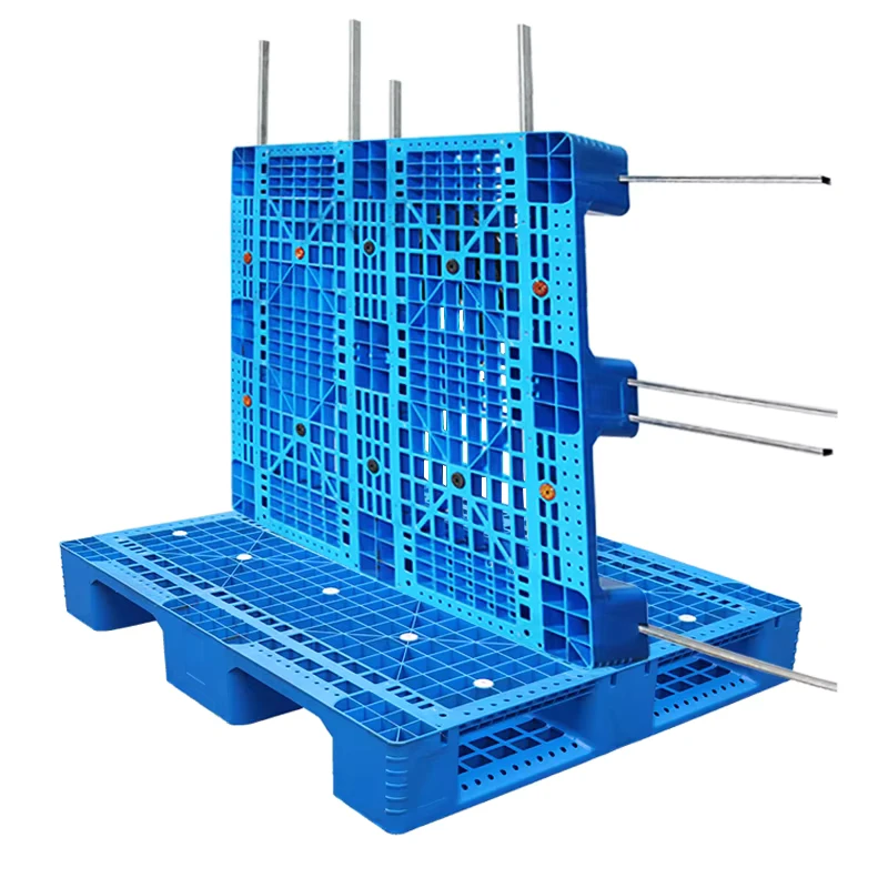 Export-Stackable-48x40-Plastic-Pallets-Injection-Heavy-Duty-Warehouse-Pallet-Standard-HDPE-Plastic-Pallet