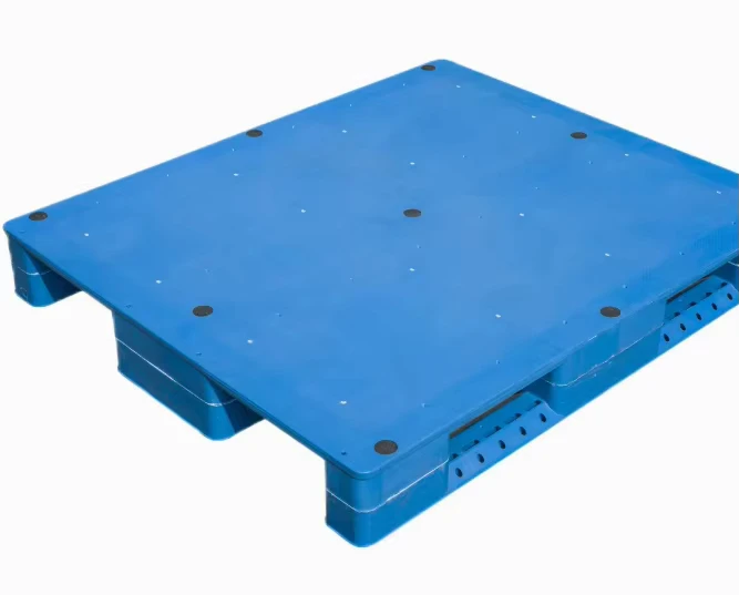 Factory-Custom-Color-Hdpe-Single-Face-Packing-Plastic-Pallet-for-Logistics-Transportation-and-Warehouse-Storage
