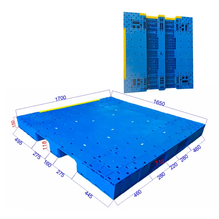 Factory-Custom-Large-Size-HDPE-Plastic-Pallet-1700x1650mm-Warehouse-Use-Competitive-Price