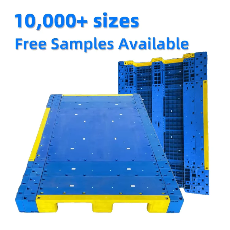 Factory-Custom-Plastic-Pallet-2000-1250mm-Assembled-Closed-Deck-Heavy-Duty-for-Industrial-Warehouse-Use