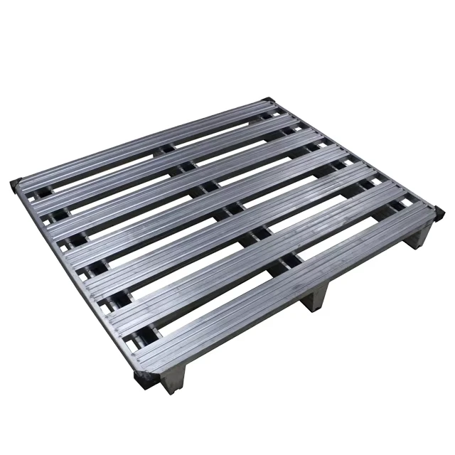 Factory-Direct-Single-Faced-Euro-Steel-Pallet-Heavy-Duty-2-Way-Entry-Storage-Pallet-for-Industrial-Customized-Transport-Pallets