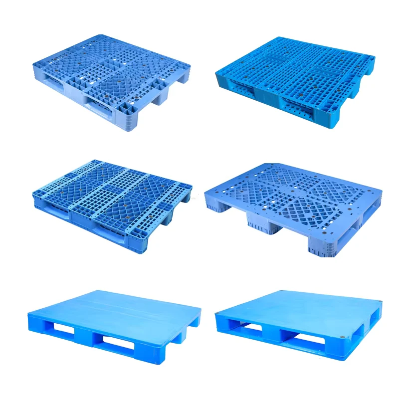 Factory-Euro-Pallet-4-Way-Single-Faced-HDPE-Heavy-Duty-Recycled-Solid-Flat-Deck-Hygienic-Food-Grade-Plastic