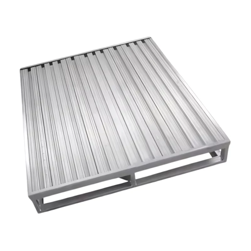 Forklift-Pallets-Zinc-Galvanized-Steel-Closed-Deck-Four-Way-Entry-Custom-Capacity-Durable-Cargo-Storage-Warehousing-Steel-Pallet