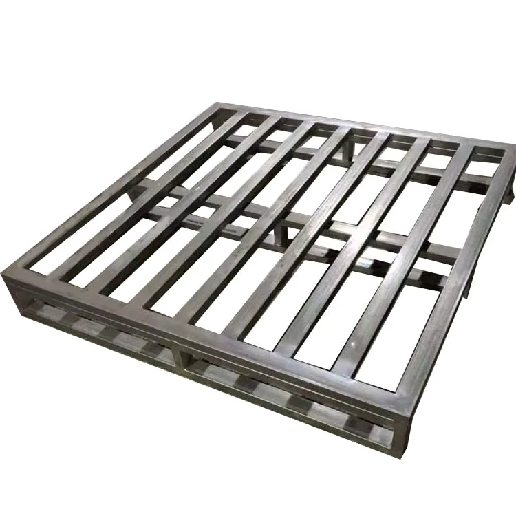 Galvanized-Metal-Forklift-Pallet-Heavy-Duty-2000KGS-Capacity-Logistics-Transportation-Equipment-Intelligent-Storage-Equipment