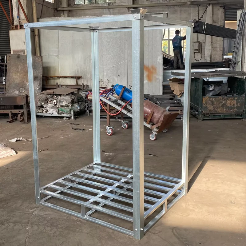 Galvanized-Stackable-Steel-Post-Pallet-Stack-Pallet