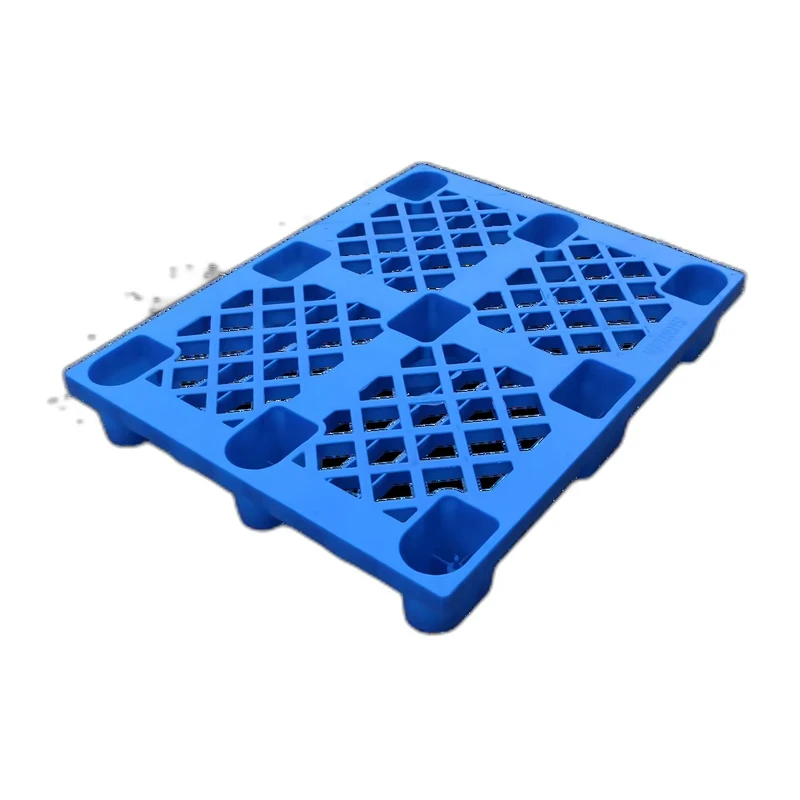 Good-Quality-Static-Load-4t-1008-1000-800-140mm-Grid-Surface-Nine-Runner-Hdpe-Disposable-Plastic-Pallet-For-Storage